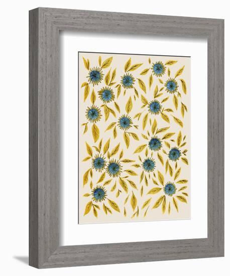 Dotted Florals-Cody Alice Moore-Framed Art Print