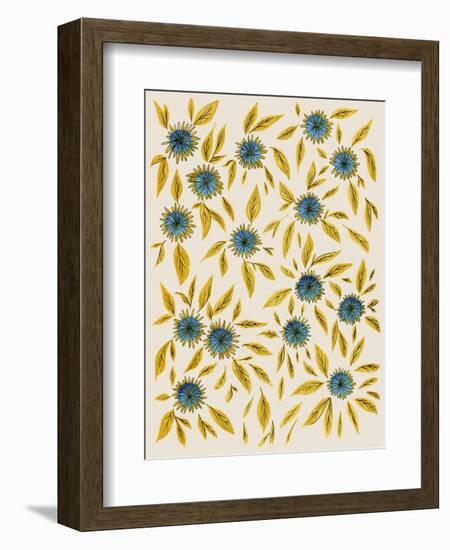 Dotted Florals-Cody Alice Moore-Framed Art Print