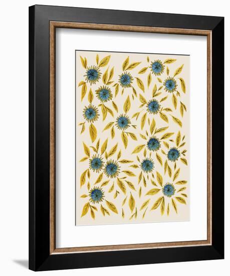 Dotted Florals-Cody Alice Moore-Framed Art Print