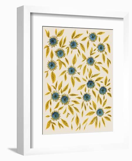 Dotted Florals-Cody Alice Moore-Framed Art Print