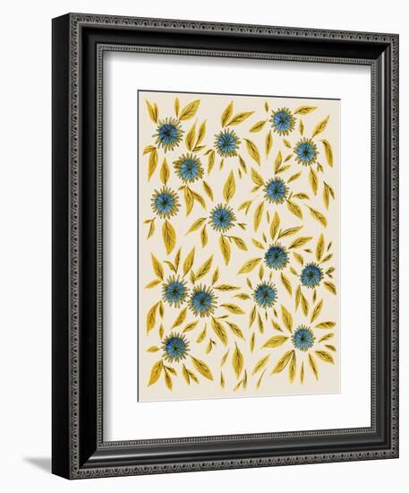 Dotted Florals-Cody Alice Moore-Framed Art Print