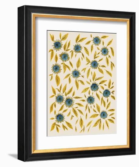 Dotted Florals-Cody Alice Moore-Framed Art Print