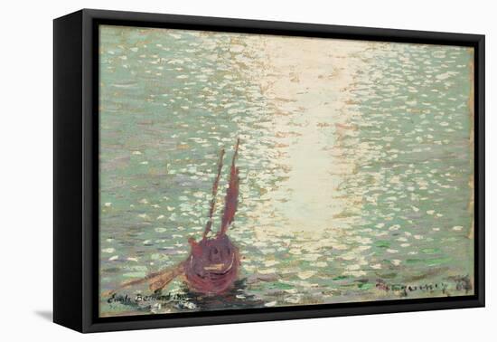 Douarnenez, Reflections on the Sea, 1887 (Oil on Canvas)-Emile Bernard-Framed Premier Image Canvas