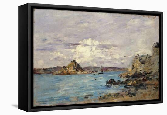 Douarnenez: the Bay (Draft); La Baie (Esquisse), 1895-1897-Eugène Boudin-Framed Premier Image Canvas