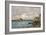 Douarnenez: The Bay (Draft) - La Baie (Esquisse). Ca. 1895-97-Eugène Boudin-Framed Giclee Print