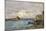 Douarnenez: The Bay (Draft) - La Baie (Esquisse). Ca. 1895-97-Eugène Boudin-Mounted Giclee Print