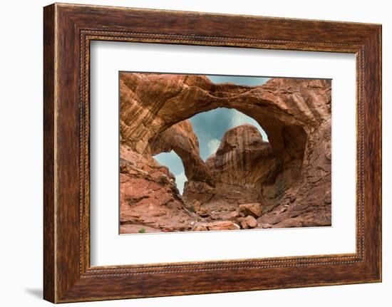 Double Arch. Arches National Park. Utah, USA.-Tom Norring-Framed Photographic Print