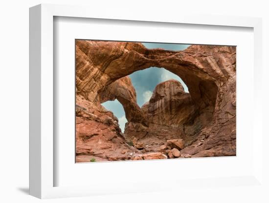 Double Arch. Arches National Park. Utah, USA.-Tom Norring-Framed Photographic Print