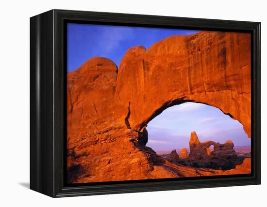 Double Arch at Sunrise-Paul Souders-Framed Premier Image Canvas