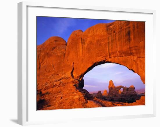 Double Arch at Sunrise-Paul Souders-Framed Photographic Print