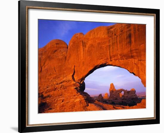 Double Arch at Sunrise-Paul Souders-Framed Photographic Print