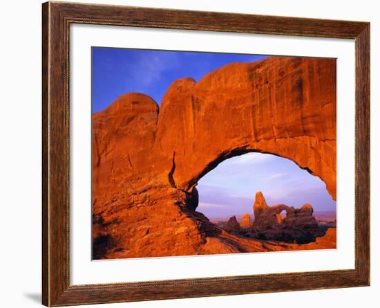 Double Arch at Sunrise-Paul Souders-Framed Photographic Print