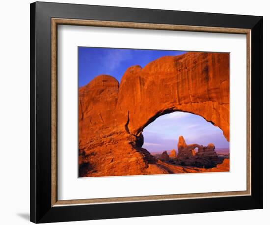 Double Arch at Sunrise-Paul Souders-Framed Photographic Print