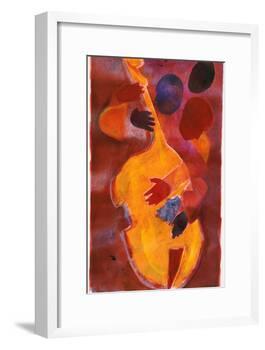 Double Bass, Triple Head-Gil Mayers-Framed Giclee Print