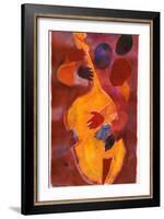Double Bass, Triple Head-Gil Mayers-Framed Giclee Print