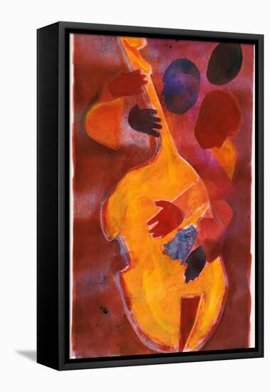 Double Bass, Triple Head-Gil Mayers-Framed Premier Image Canvas