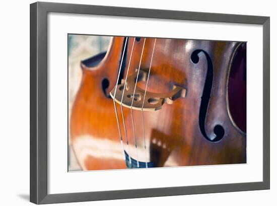 Double Bass-lachris77-Framed Photographic Print