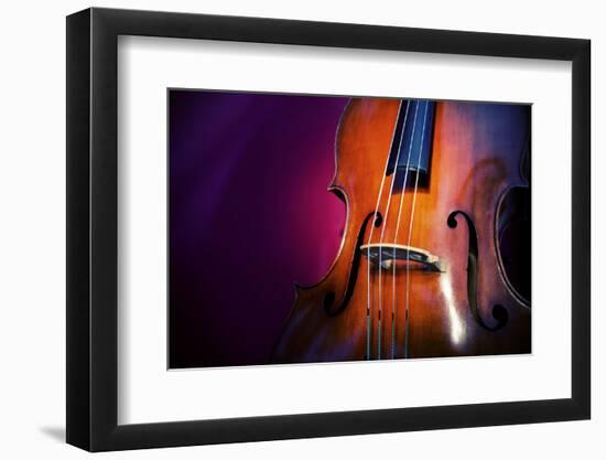 Double Bass-lachris77-Framed Photographic Print
