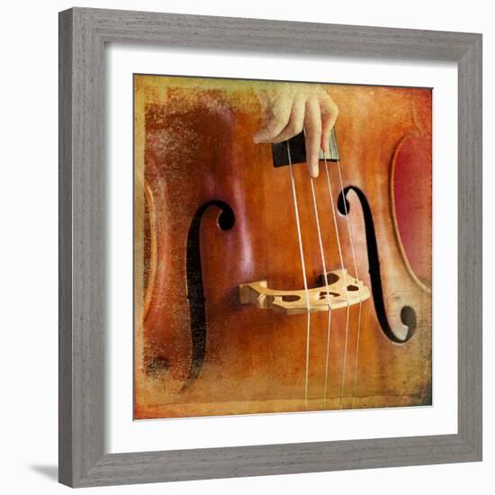 Double Bass-lachris77-Framed Photographic Print