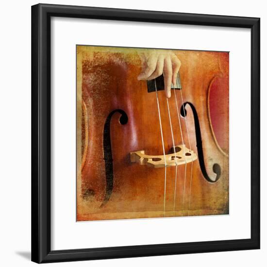 Double Bass-lachris77-Framed Photographic Print