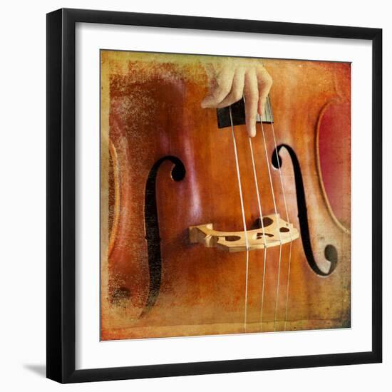 Double Bass-lachris77-Framed Photographic Print