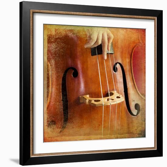 Double Bass-lachris77-Framed Photographic Print