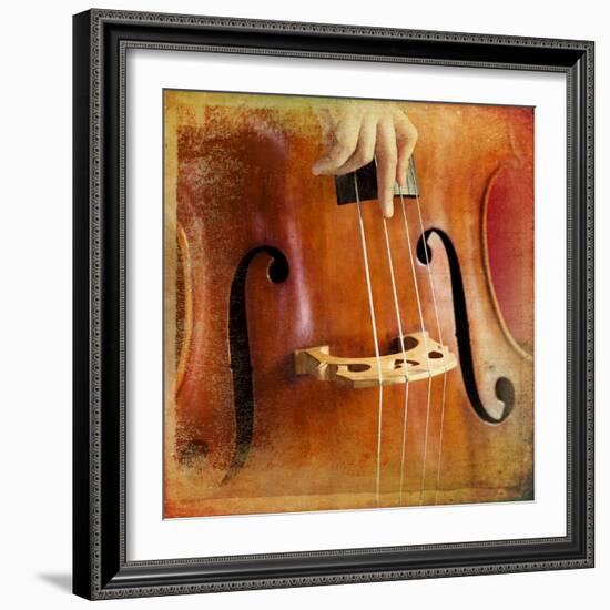 Double Bass-lachris77-Framed Photographic Print