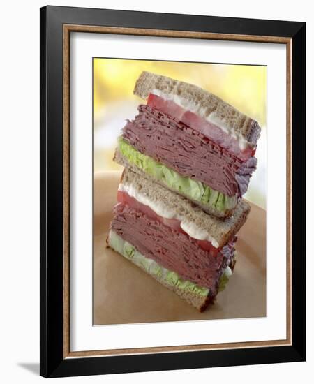 Double Beef Sandwich-ATU Studios-Framed Photographic Print