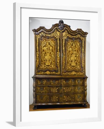 Double Body Sideboard, Inlaid Wood, Netherlands-null-Framed Giclee Print