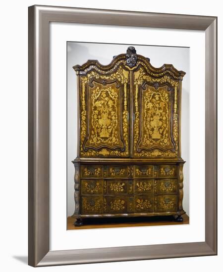 Double Body Sideboard, Inlaid Wood, Netherlands-null-Framed Giclee Print