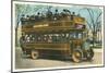 Double Deck Motor Coach, Chicago, Illinois-null-Mounted Art Print