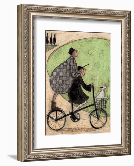 Double Decker Bike-Sam Toft-Framed Art Print
