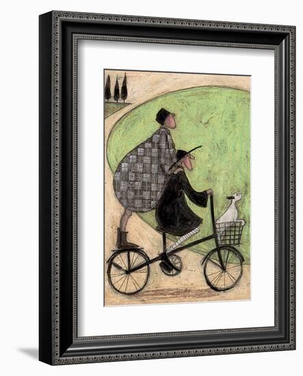 Double Decker Bike-Sam Toft-Framed Art Print