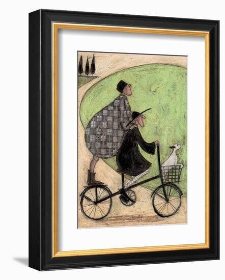 Double Decker Bike-Sam Toft-Framed Art Print