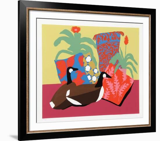 Double Decoy II-Hunt Slonem-Framed Limited Edition