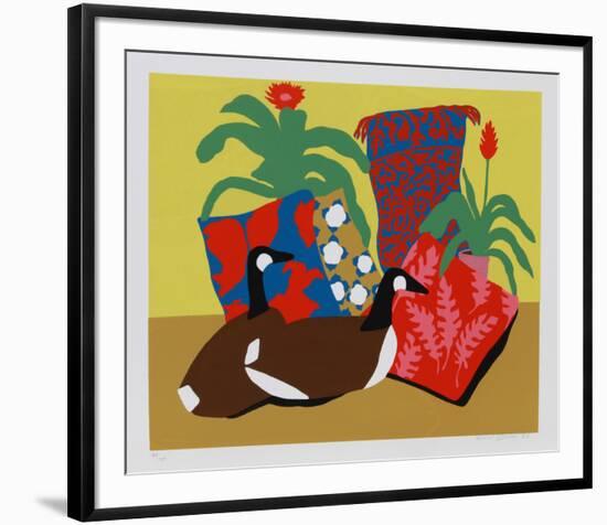 Double Decoy II-Hunt Slonem-Framed Serigraph