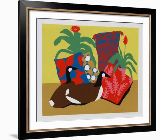 Double Decoy II-Hunt Slonem-Framed Serigraph