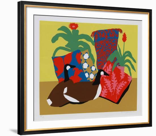 Double Decoy II-Hunt Slonem-Framed Serigraph