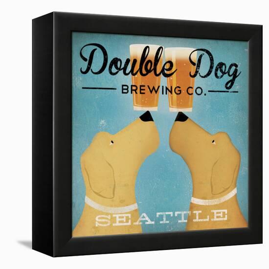 Double Dog Brewing Co Seattle-Ryan Fowler-Framed Stretched Canvas