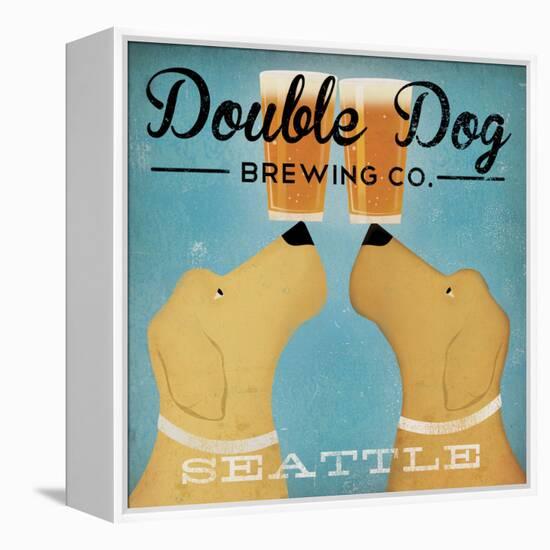 Double Dog Brewing Co Seattle-Ryan Fowler-Framed Stretched Canvas