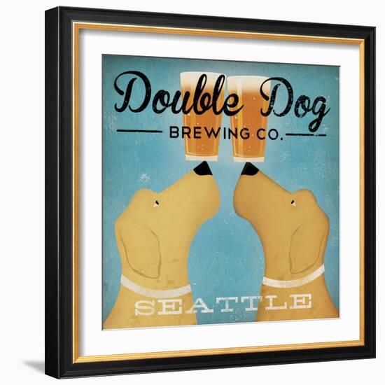 Double Dog Brewing Co Seattle-Ryan Fowler-Framed Art Print