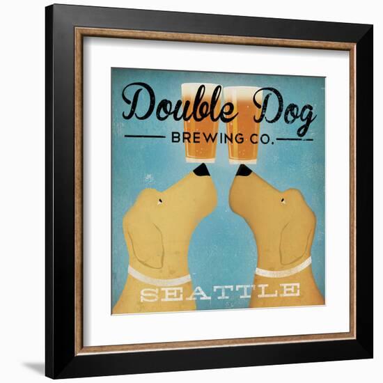 Double Dog Brewing Co Seattle-Ryan Fowler-Framed Art Print