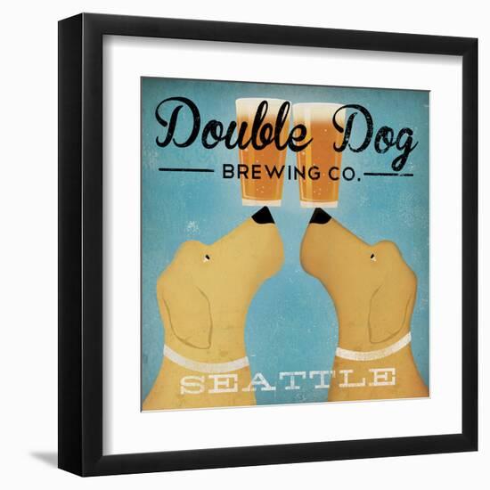 Double Dog Brewing Co Seattle-Ryan Fowler-Framed Art Print