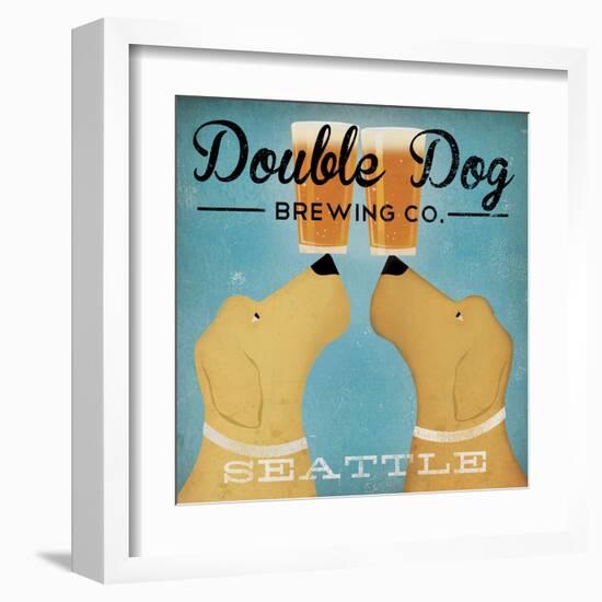 Double Dog Brewing Co Seattle-Ryan Fowler-Framed Art Print