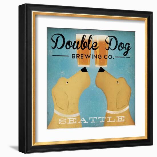 Double Dog Brewing Co Seattle-Ryan Fowler-Framed Art Print