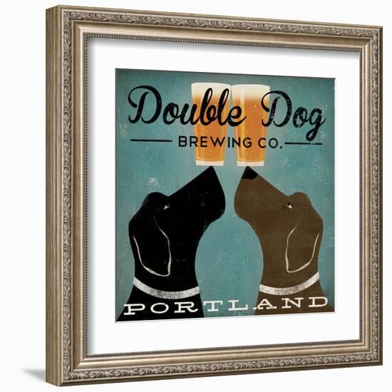 Double Dog Brewing Co.-Ryan Fowler-Framed Art Print