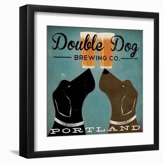 Double Dog Brewing Co.-Ryan Fowler-Framed Art Print