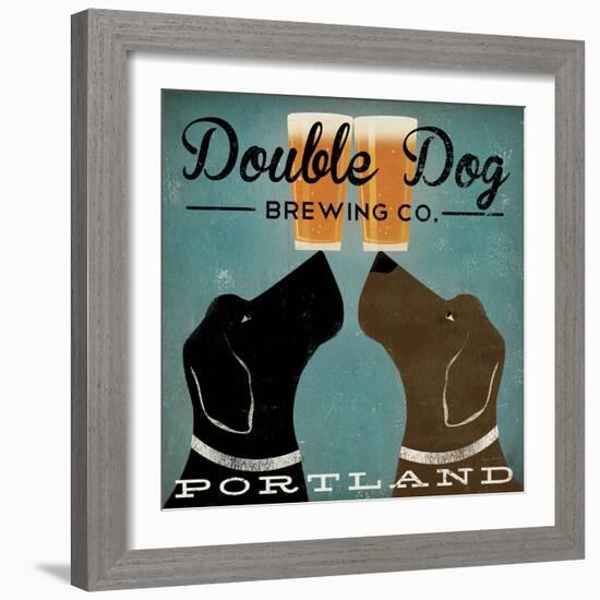 Double Dog Brewing Co.-Ryan Fowler-Framed Premium Giclee Print