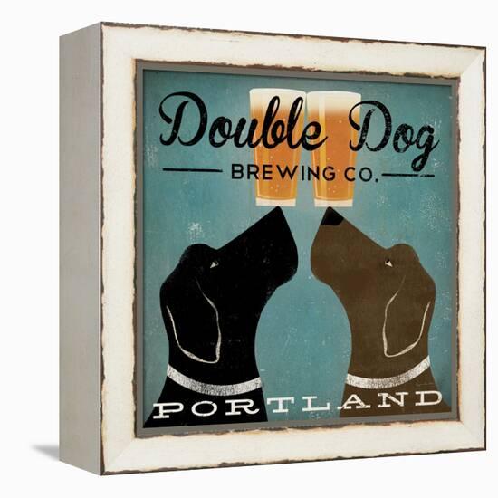 Double Dog Brewing Co.-Ryan Fowler-Framed Stretched Canvas