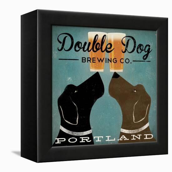 Double Dog Brewing Co.-Ryan Fowler-Framed Stretched Canvas